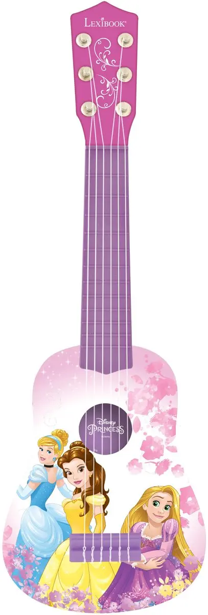 Lexibook Disney Prinses Mijn Eerste Gitaar 21 inch - Roze - afbeelding 6 van 6
