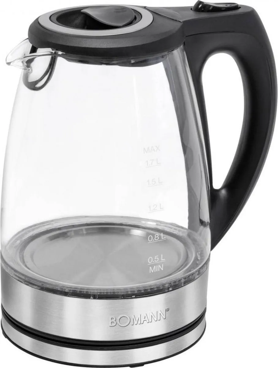 Bomann WKS 6032 Waterkoker 1,7L - Blauw - afbeelding 2 van 3