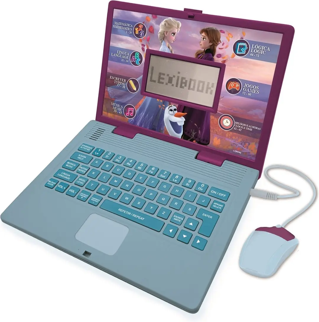 Bevroren tweetalige educatieve laptop
