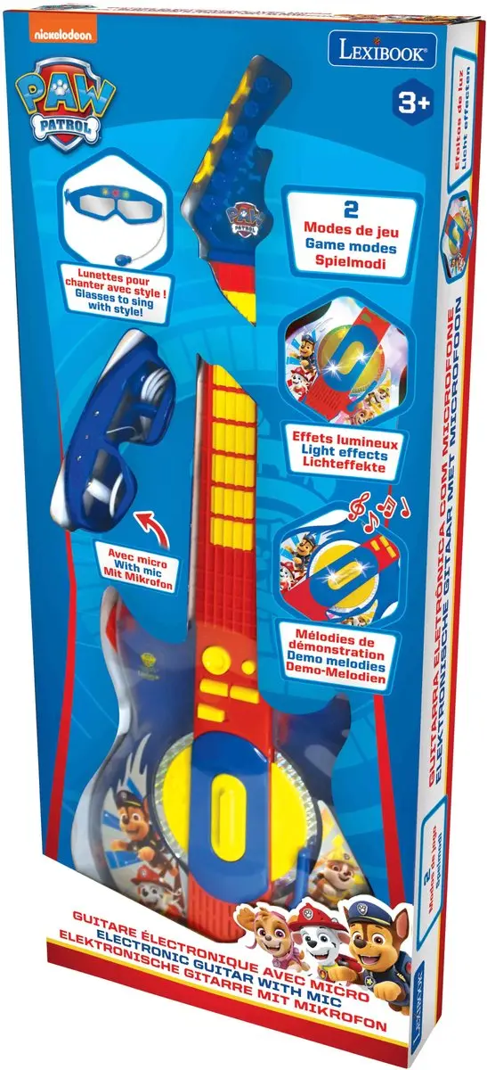 Lexibook Paw Patrol Verlichtingsgitaar - Blauw - afbeelding 5 van 6