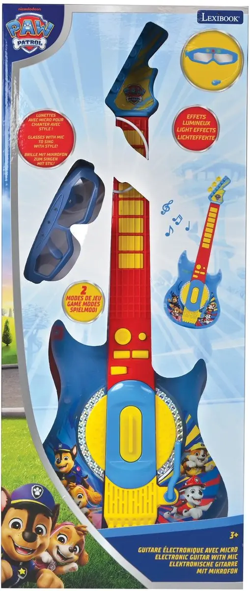 Lexibook Paw Patrol Verlichtingsgitaar - Blauw - afbeelding 4 van 6