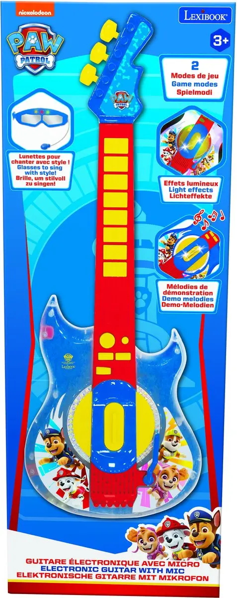 Lexibook Paw Patrol Verlichtingsgitaar - Blauw - afbeelding 6 van 6
