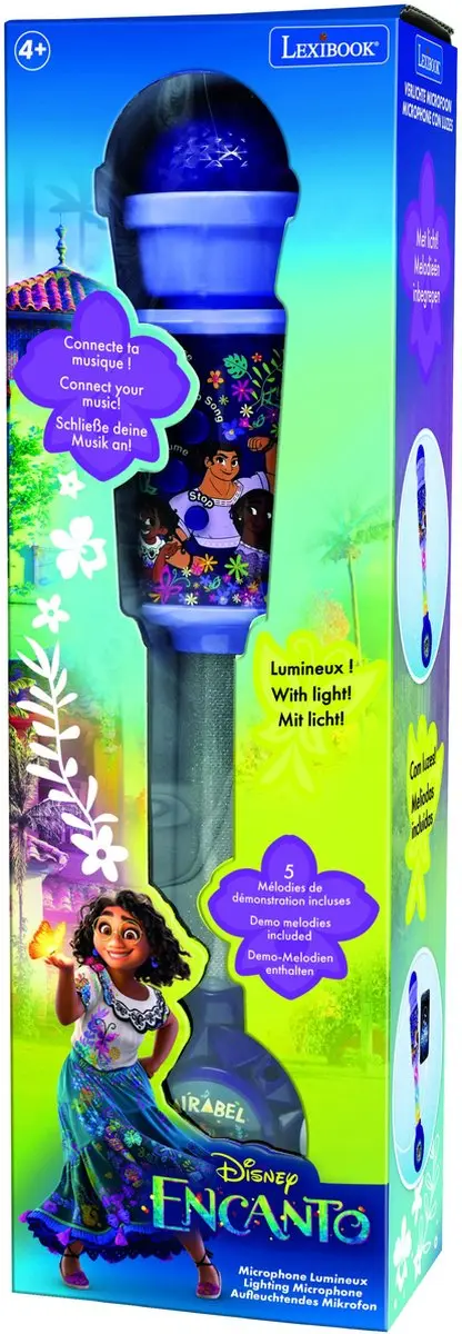 Lexibook Encanto Trendy Verlichtingsmicrofoon met luidspreker - Violet - afbeelding 2 van 6