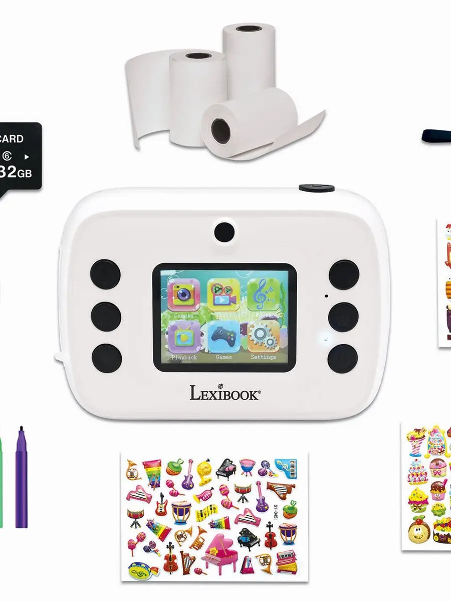 Lexibook Starcam DJ150 Instantprintcamera - Wit - afbeelding 4 van 6