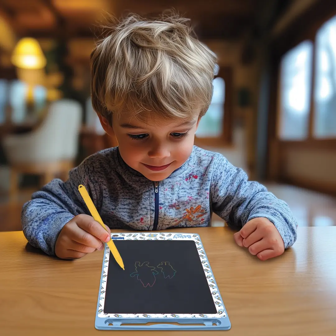 Bluey 11’’ meerkleurige leer- en teken-E-ink-tablet met sjablonen