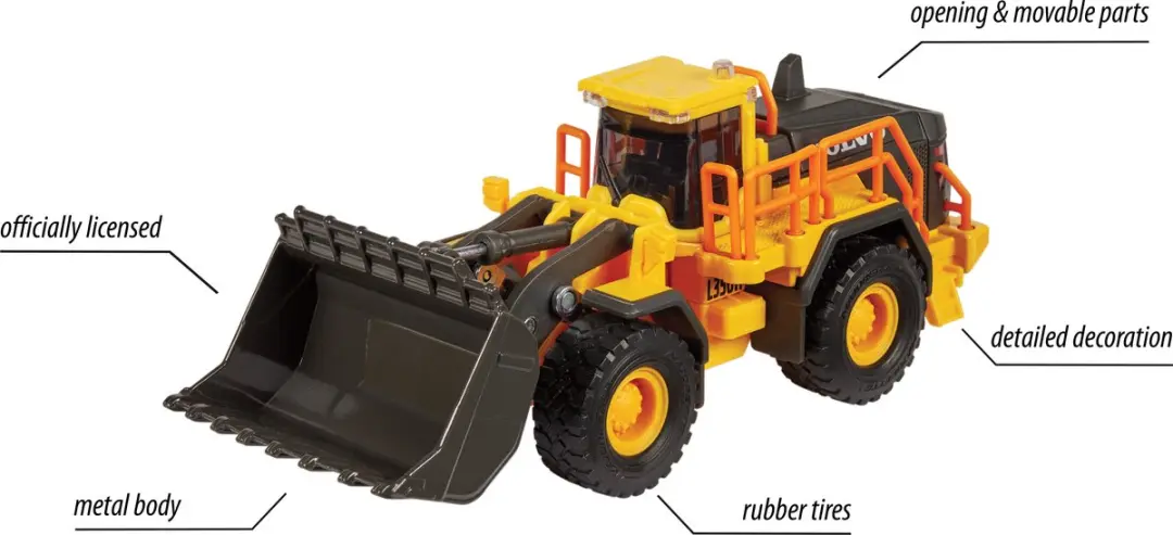 Majorette Volvo Wiellader - afbeelding 2 van 4