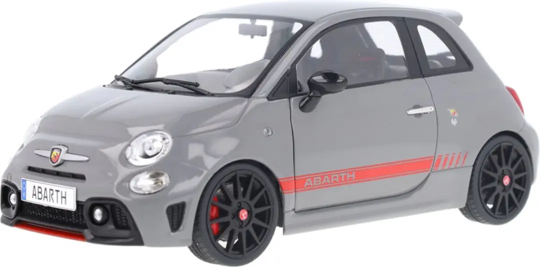 Solido Fiat 695 Abarth XSR Edition Yamaha 1:18 - Grijs - afbeelding 2 van 6
