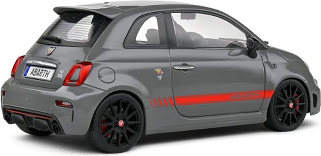 Solido Fiat 695 Abarth XSR Edition Yamaha 1:18 - Grijs - afbeelding 3 van 6