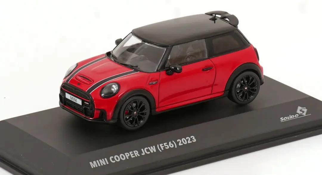 Solido Mini Cooper JCW John Works Modelauto 1:43 - Groen - afbeelding 2 van 2