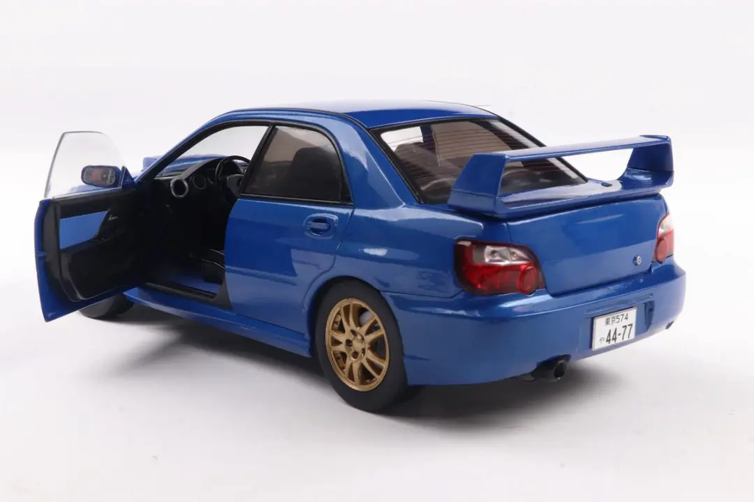 Solido Subaru Impreza WRX STI Modelauto 1:18 - Sonic Blue - afbeelding 5 van 6