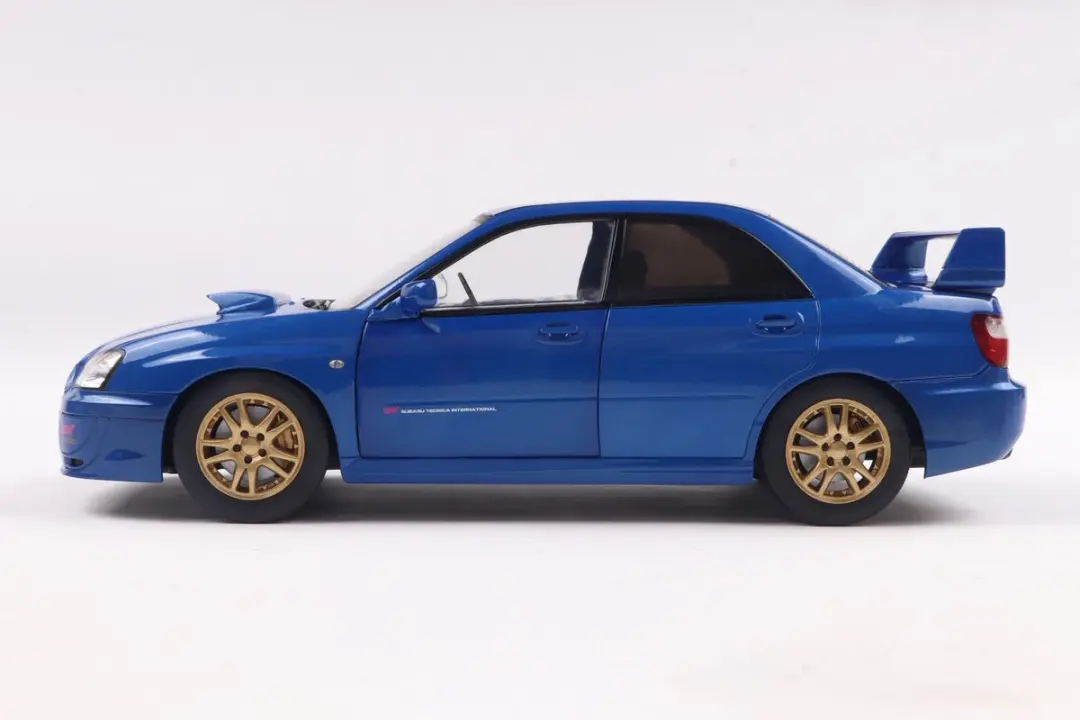 Solido Subaru Impreza WRX STI Modelauto 1:18 - Sonic Blue - afbeelding 2 van 6