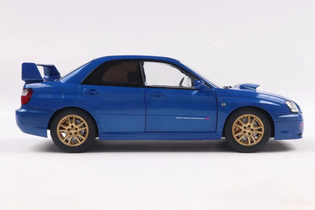 Solido Subaru Impreza WRX STI Modelauto 1:18 - Sonic Blue - afbeelding 6 van 6