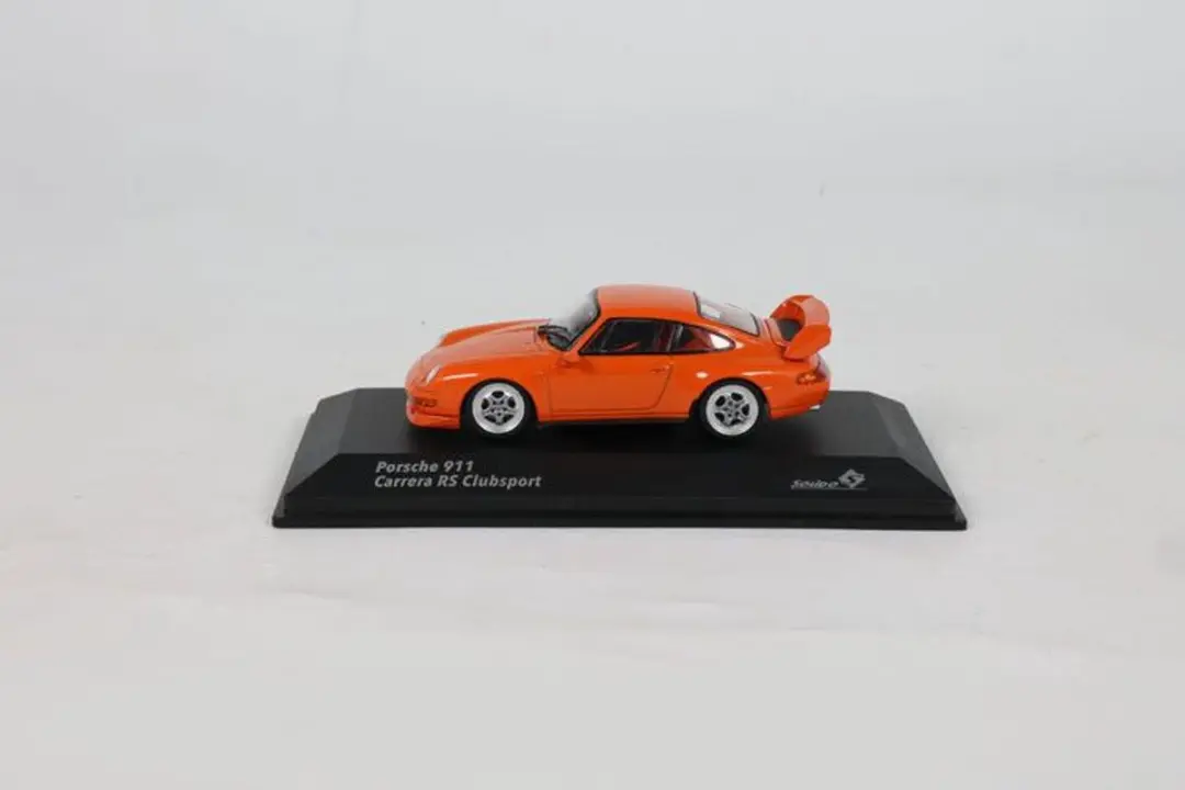 Porsche 911 (993) RS Clubsport 1995 Oranje Modelauto 1/43 Solido - afbeelding 3 van 3