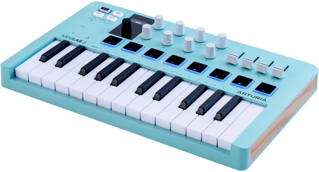 Arturia MiniLab 3 Aquamarine MIDI Keyboard - afbeelding 3 van 6