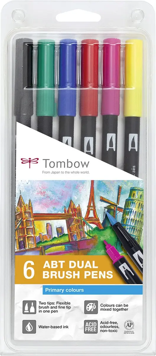 Tombow ABT Dual Brush Tekenpennen