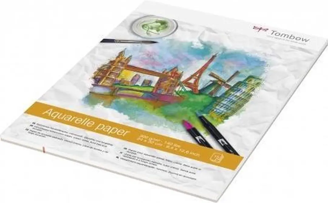 Tombow Handlettering Aquarelblok 24x32cm - afbeelding 3 van 6