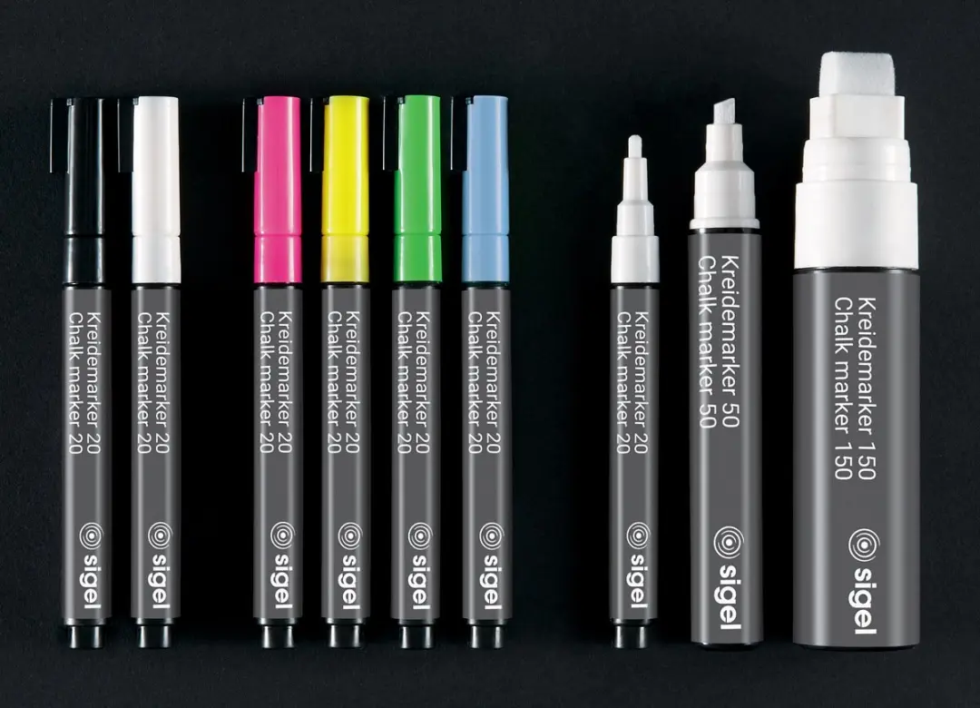 Sigel BA181 Krijtmarker Wit - Beitelpunt 1-5mm - afbeelding 4 van 6