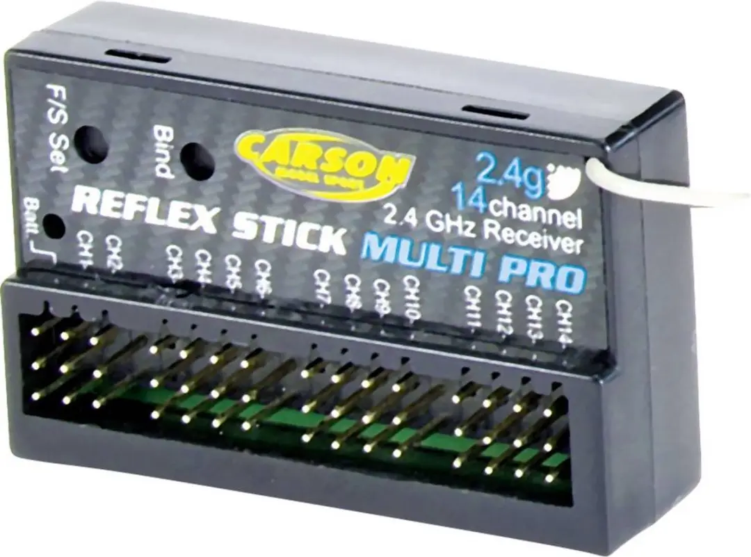 Carson Reflex Stick Multi Pro 14-kanaals ontvanger 2,4 GHz - afbeelding 2 van 3