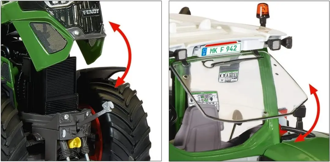 Wiking Fendt 942 Vario Modeltractor - 1:32 - Groen - afbeelding 6 van 6