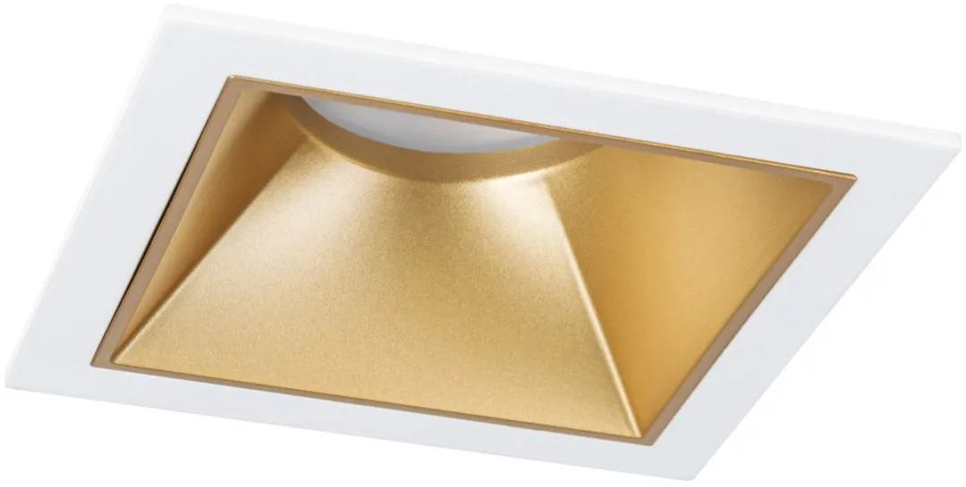 Paulmann LED-inbouwlamp Coin 6W 470lm 2700K - Wit/Goudmat
