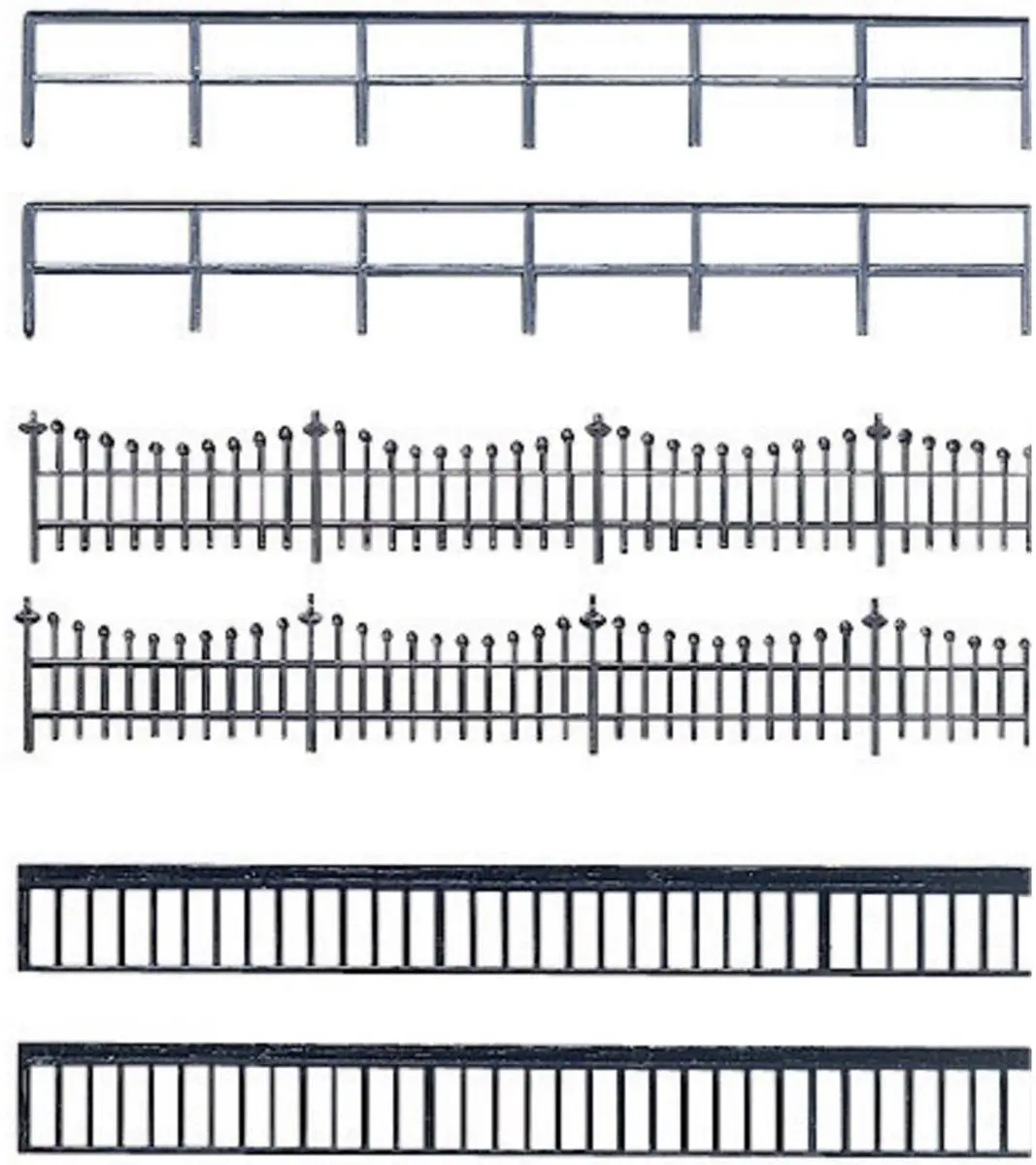 Auhagen 42 558 IJzeren hek H0 kunststof model - afbeelding 3 van 3
