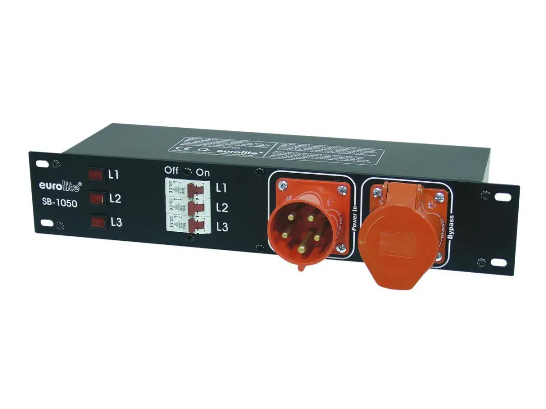 Eurolite SB-1050 CEE-stroomverdeler 32A 19" - afbeelding 2 van 5