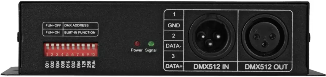 Eurolite 50531100 LED RGBW DMX Regelaar - 4-kanaals - afbeelding 3 van 4
