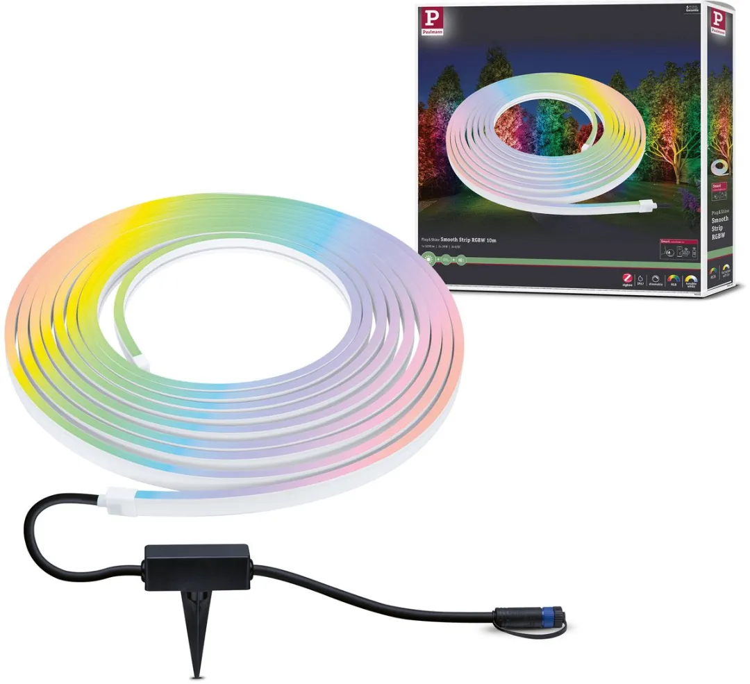 Plug & Shine LED Strip Smart Home Zigbee 3.0 Smooth Afzonderlijke strip IP67 RGB