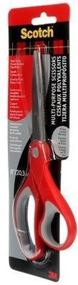 3M Scotch Comfort Schaar 1428 - 20cm - Rood - afbeelding 2 van 6