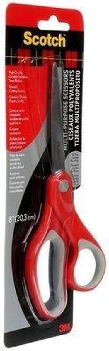 3M Scotch Comfort Schaar 1428 - 20cm - Rood - afbeelding 5 van 6