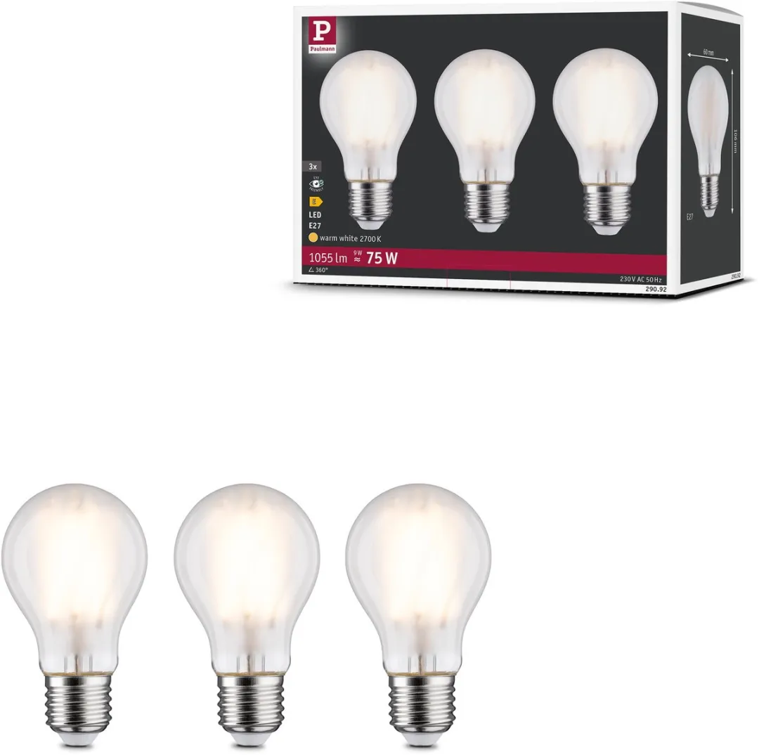 Paulmann Filament LED-gloeilamp E27 3x1055lm 27W 2700K
