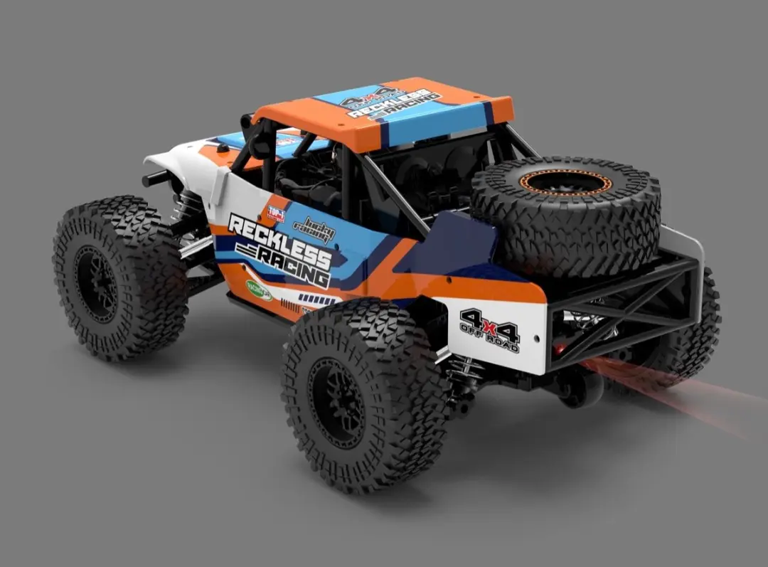 Absima Rock Racer Reckless 10031 RC Truggy - Oranje - afbeelding 6 van 6