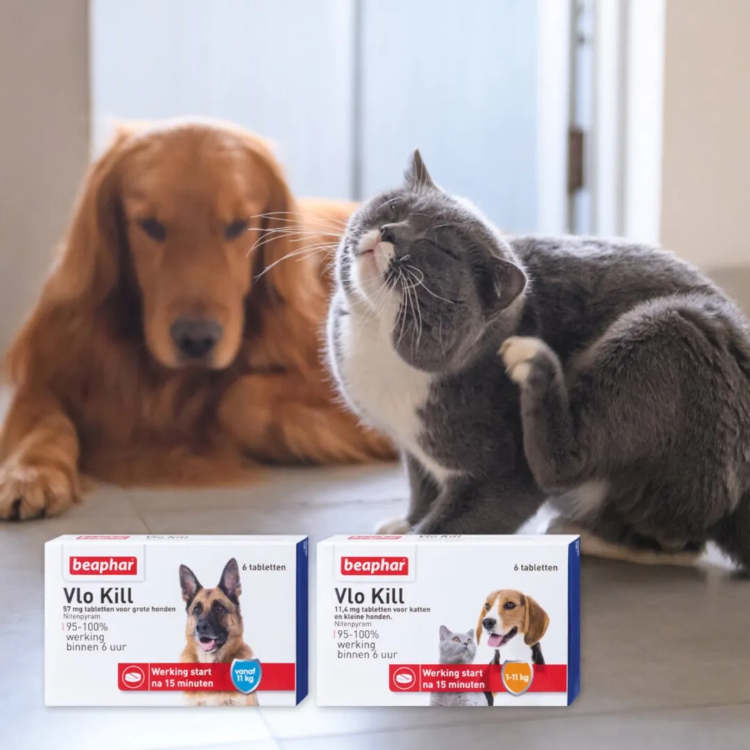 Beaphar Vlo Kill Tabletten Hond 11-57kg - 2x6 Stuks