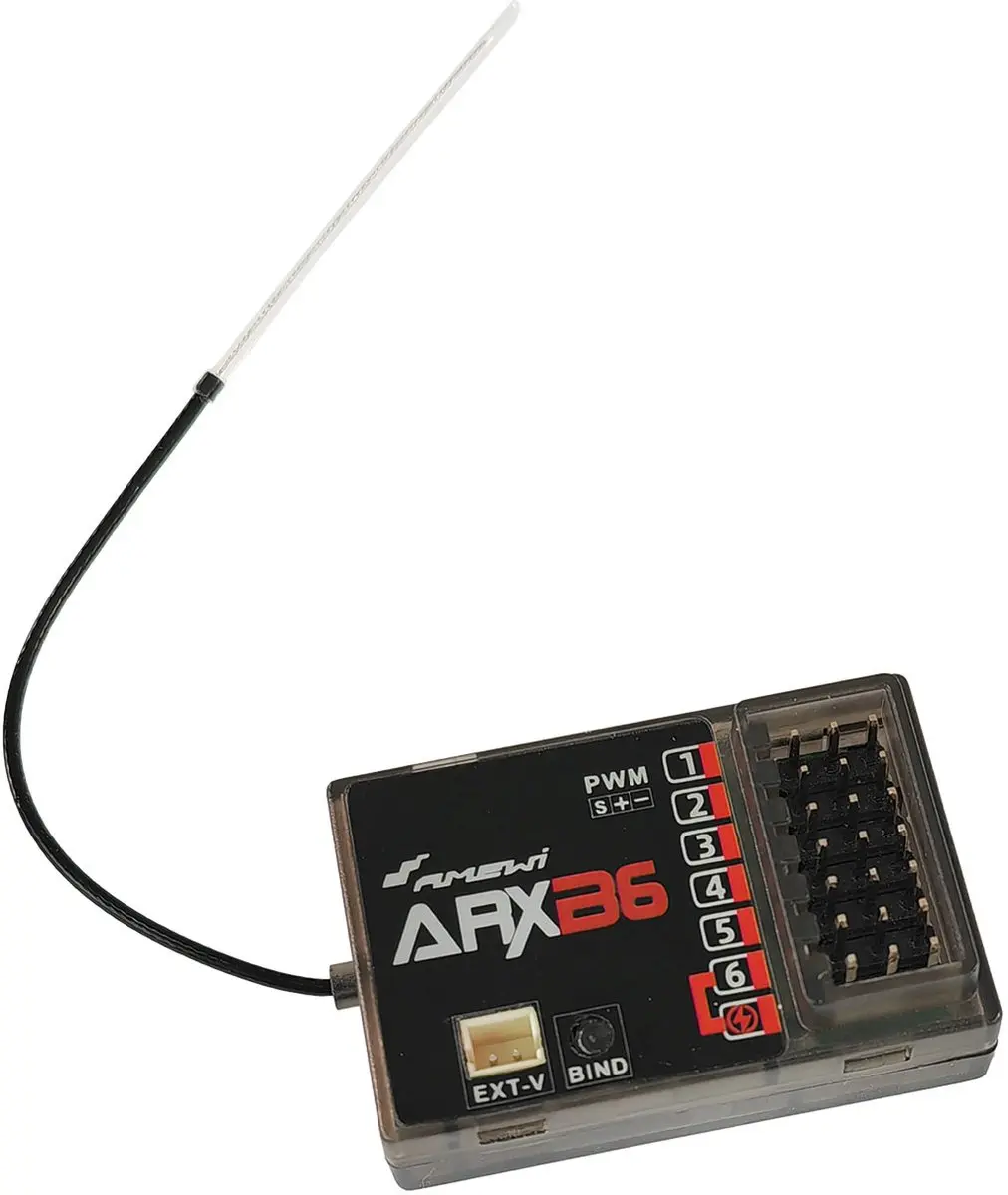 Amewi ARXB6 6-kanaals ontvanger 2,4 GHz