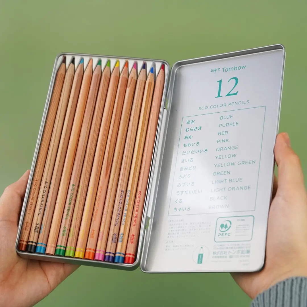 Tombow Eco Kleurpotloden - 12 potloden - afbeelding 4 van 6