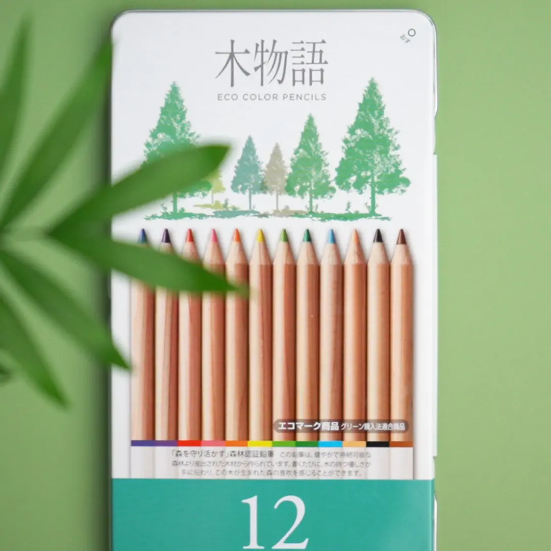 Tombow Eco Kleurpotloden - 12 potloden - afbeelding 5 van 6