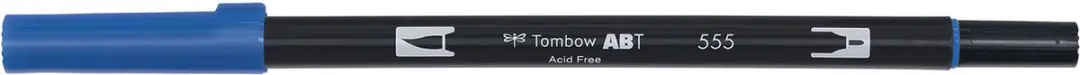 Tombow ABT Dual Brush Pen 555 Ultramarine