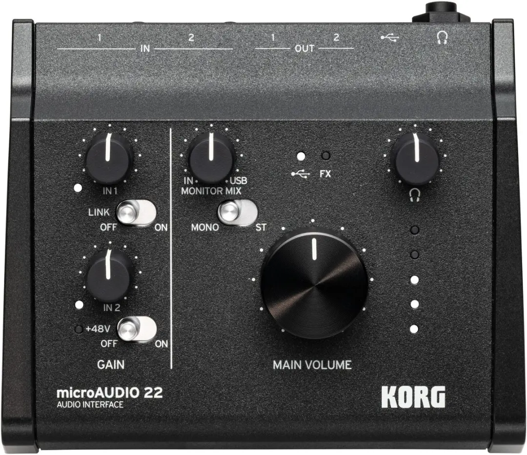 Korg microAUDIO 22 USB-Interface - afbeelding 4 van 6