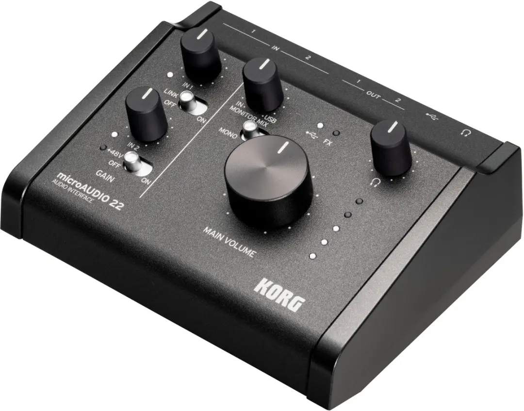 Korg microAUDIO 22 USB-Interface - afbeelding 3 van 6