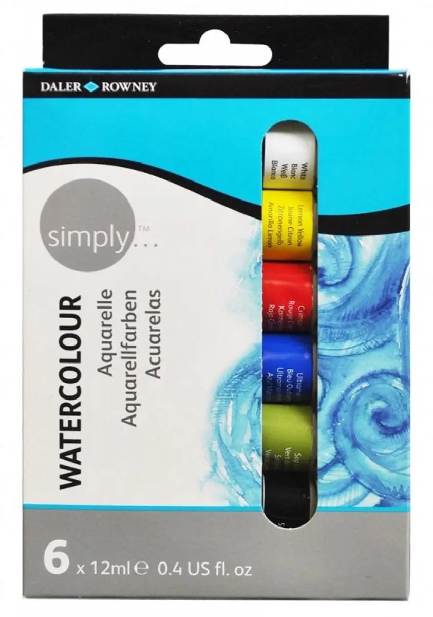 Daler-Rowney Simply Aquarel Set 24 x 12 ml