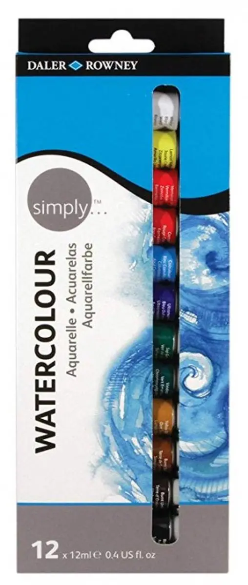 Daler-Rowney Simply Aquarel Set 24 x 12 ml - afbeelding 4 van 5