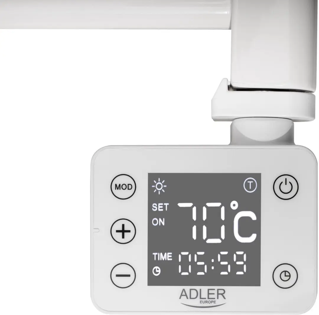 Adler AD 7823 Elektrische Badkamerradiator 400W - Wit - afbeelding 4 van 6