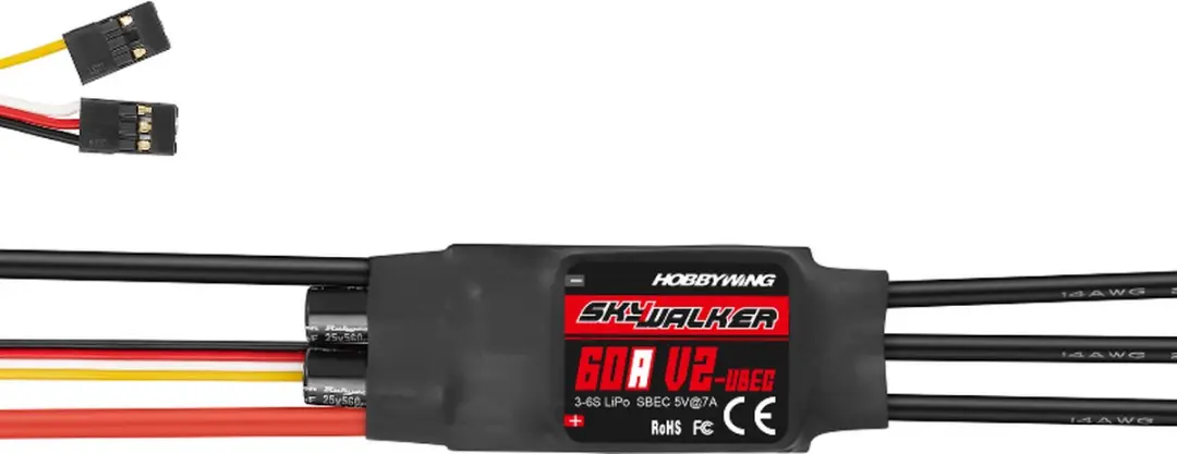 HobbyWing Skywalker V2 60A brushless snelheidsregelaar