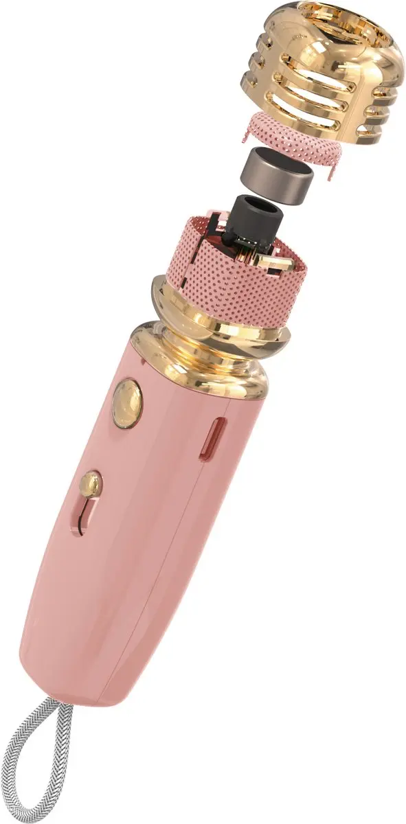 Divoom Ditoo-5M Karaokespeaker 15W - Roze - afbeelding 5 van 6
