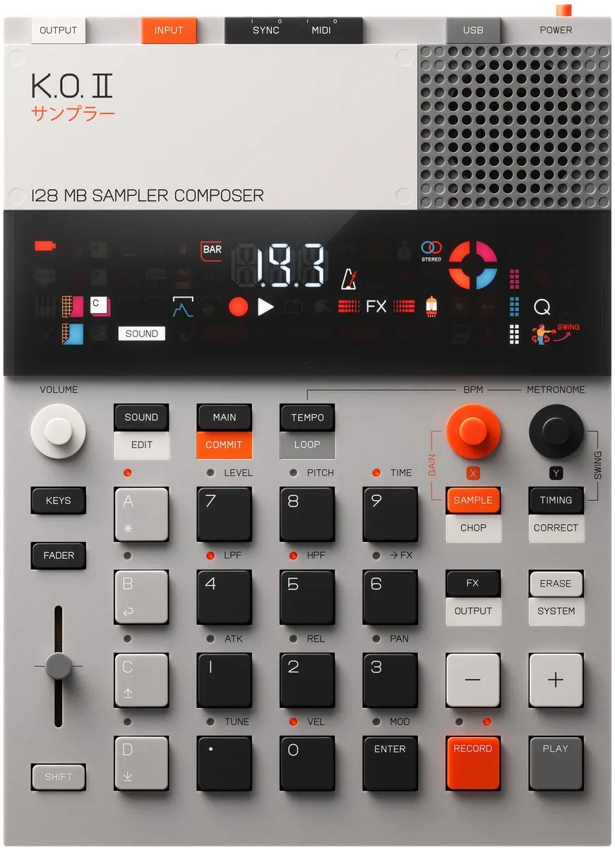 Teenage Engineering EP-133 K.O. II Sampler