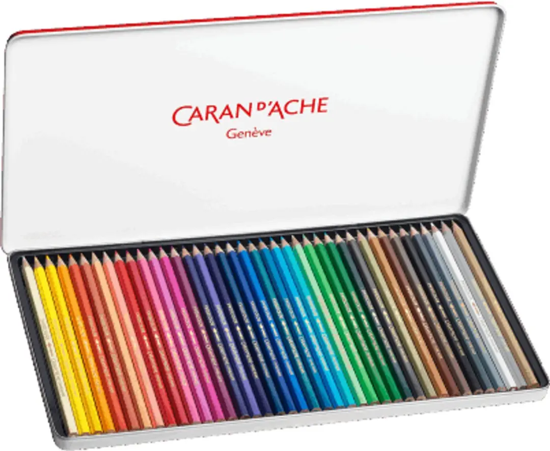 Caran d'Ache Swisscolor Aquarel Kleurpotloden - 40 stuks - afbeelding 4 van 6
