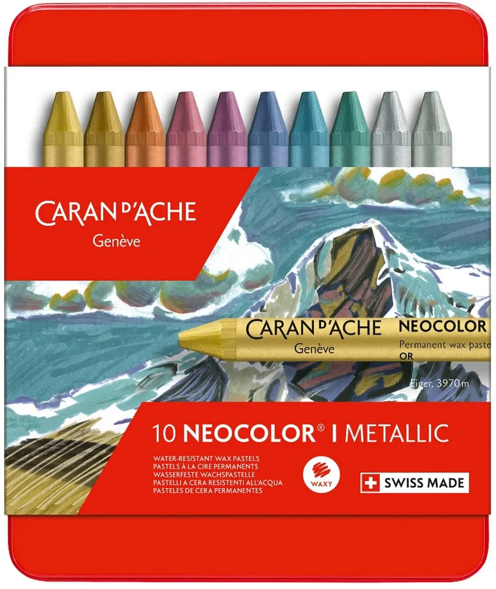 Caran d'Ache Neocolor I Metallic Kleurpotloden