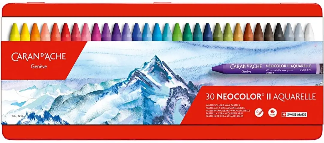 Caran d'Ache Neocolor II Waskrijt - 30 Stuks - afbeelding 3 van 6