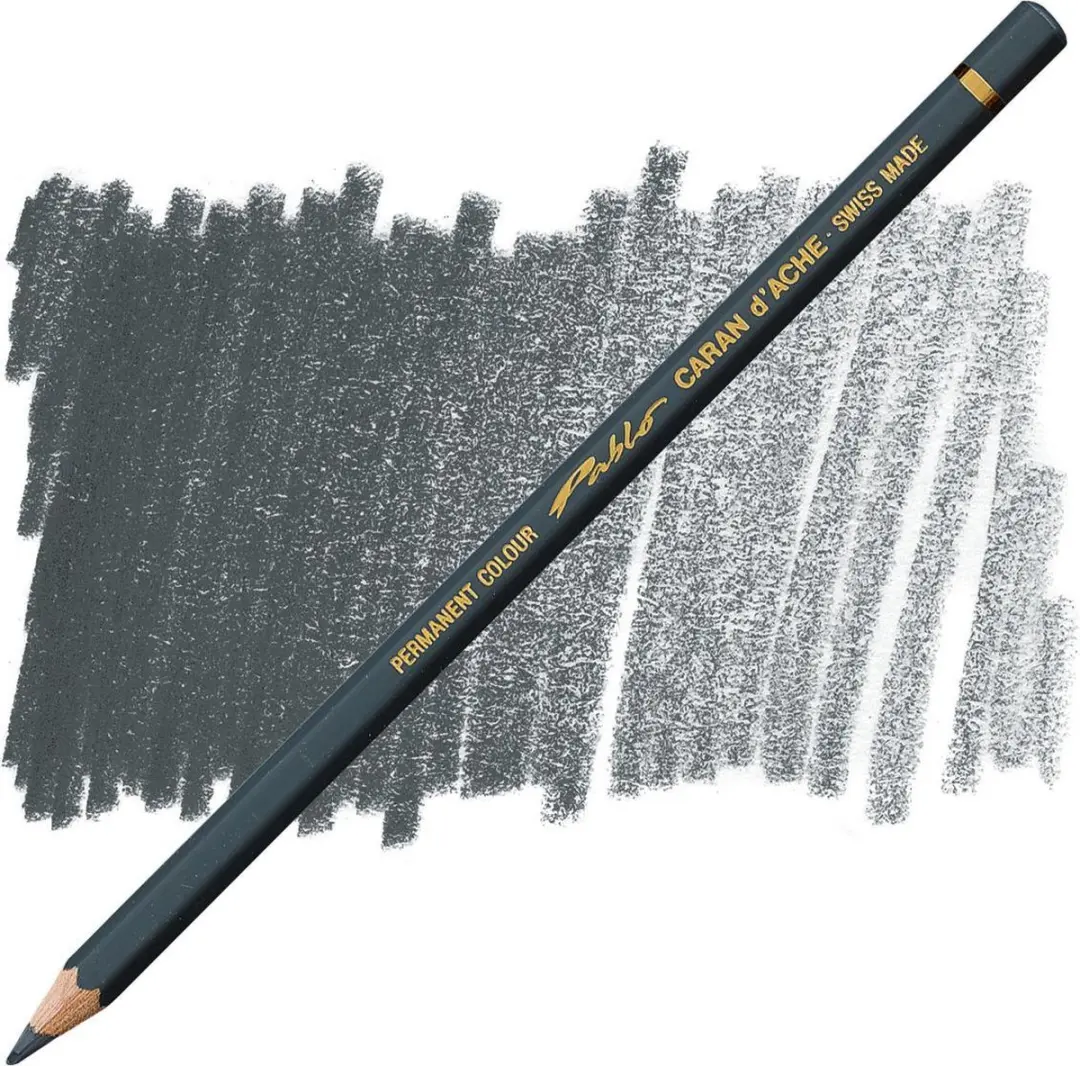 Caran d'Ache Pablo kleurpotlood 008 greyish black