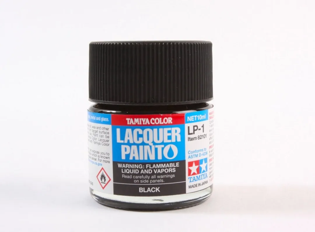 Tamiya Hobbyverf Olieverf LP-1 Black Gloss - 10ml